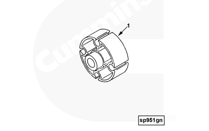 3910131 Spacer Fan Pilot Cummins India Genuine OEM Sparekart